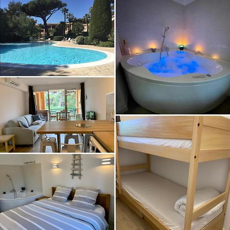 La Badine 5P Plage Piscine Clim Jacuzzi Parc Luxuriant イエール エクステリア 写真